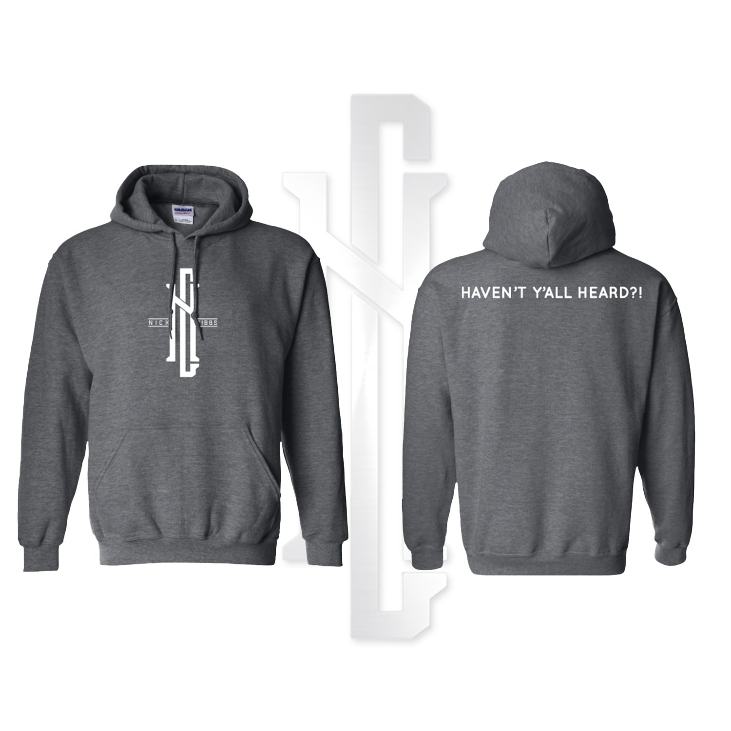 Nick Gibbs Official Hoodie | Grey