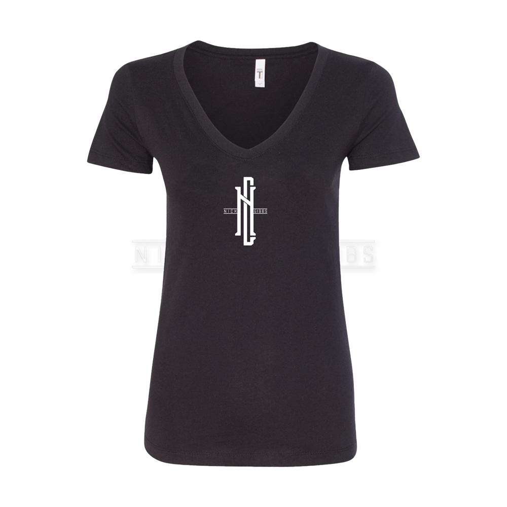 Nick Gibbs Women's V-Neck | Black