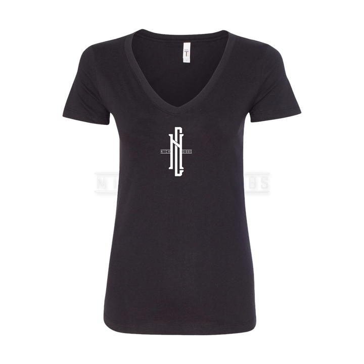 Nick Gibbs Women's V-Neck | Black