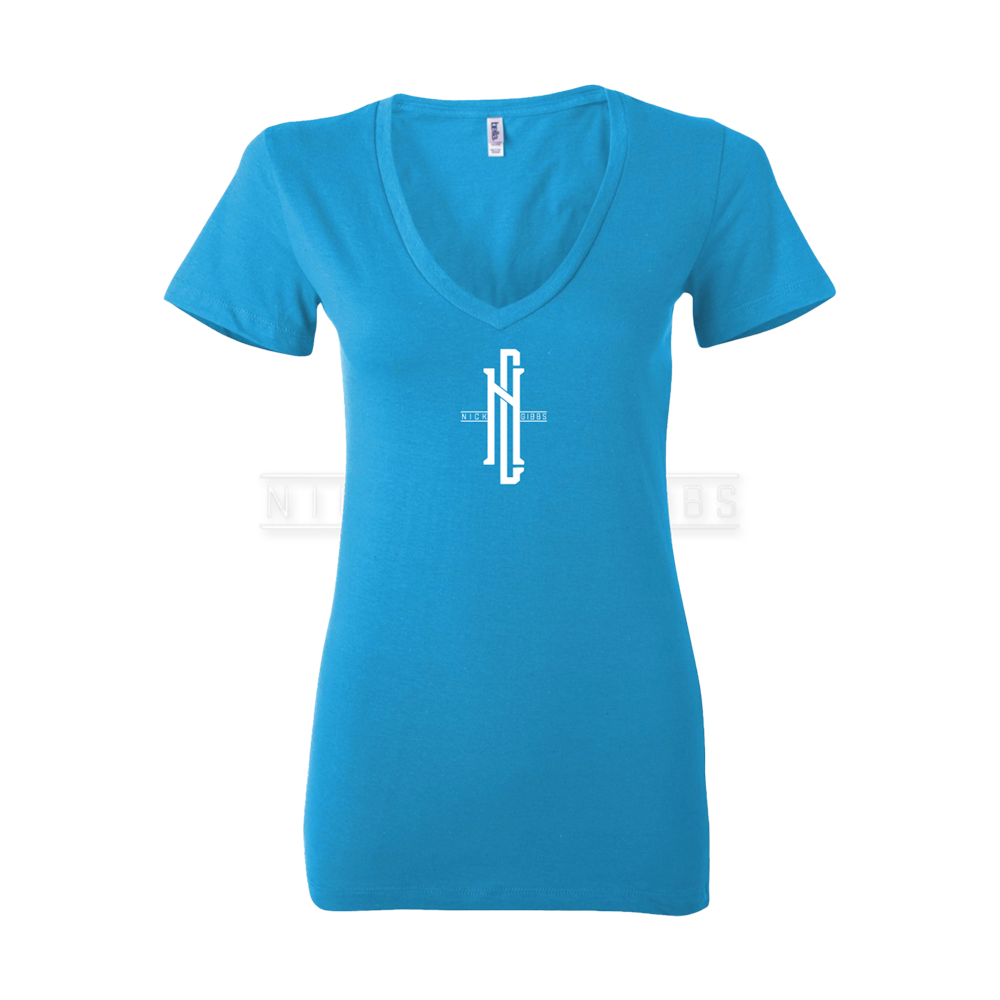 Nick Gibbs Women's V-Neck | Aqua