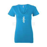 Nick Gibbs Women's V-Neck | Aqua